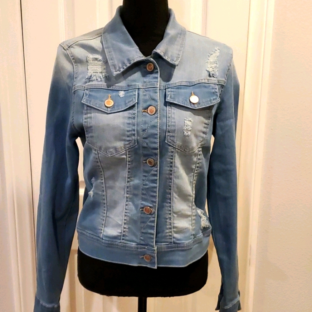 Wax Jean jacket Sz large